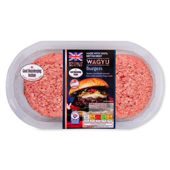 Specially Selected British Wagyu Beef Burgers 340g